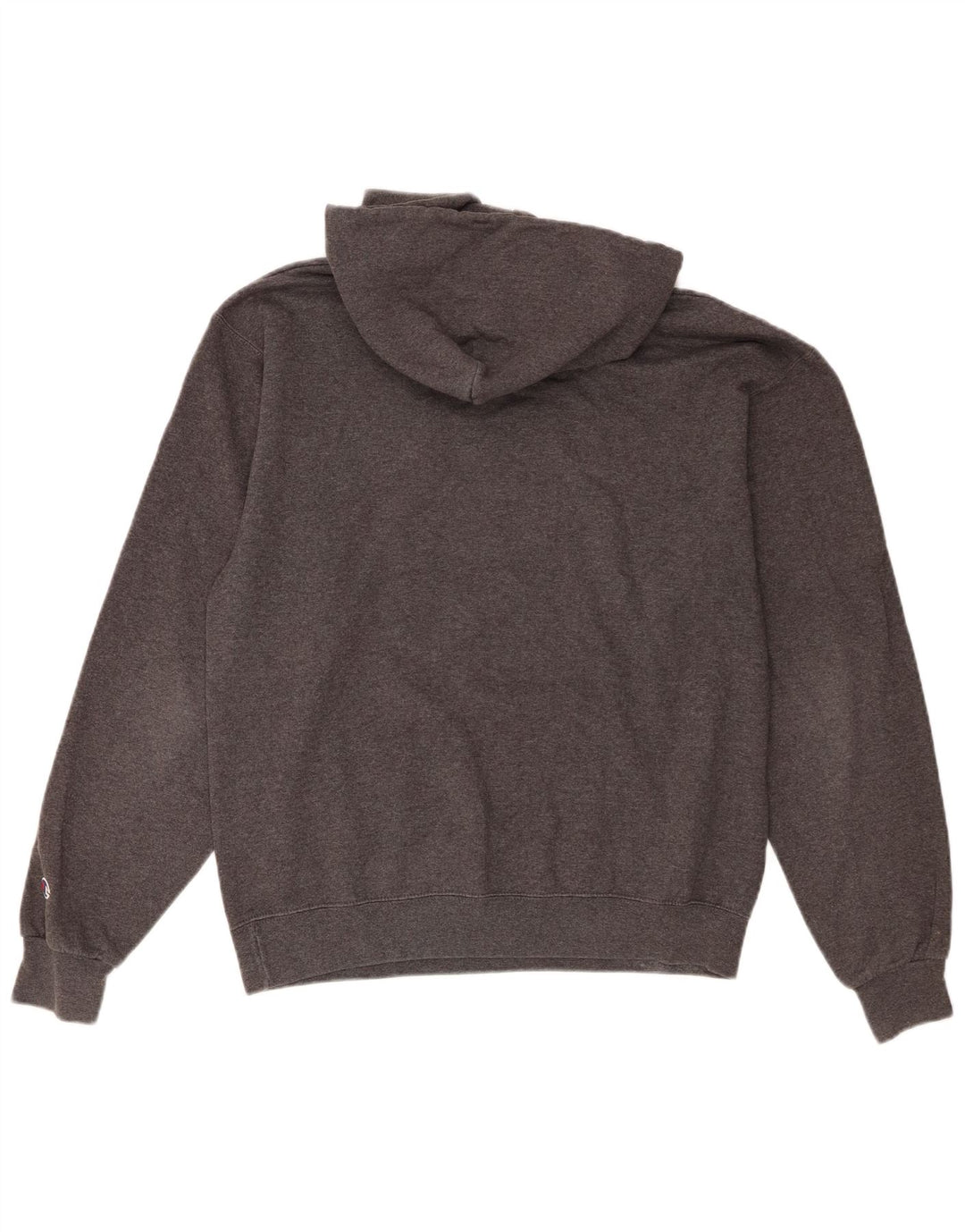 Champion Herre Boston University Graphic Hoodie Jumper Medium Grey Flecked