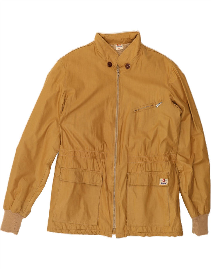 VINTAGE Mens Bomber Jacket IT 48 Medium Beige Vintage Vintage and Second-Hand Vintage from Messina Hembry 