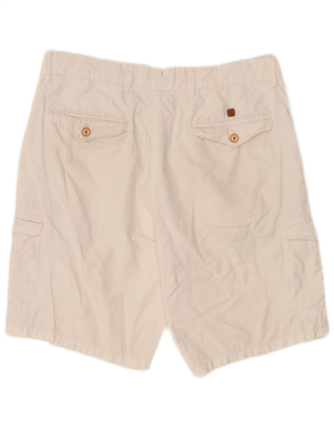 Massimo Dutti Herre Cargo Shorts EU 42 Large W32 Hvid