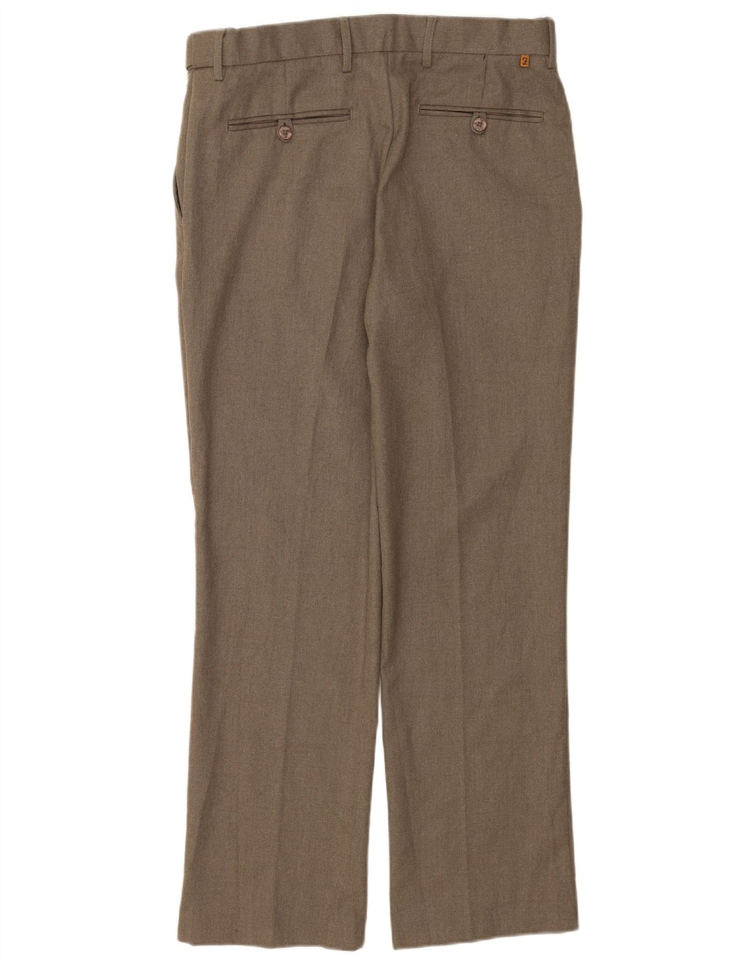 Farah Herre Classic Fit Straight Suit Bukser W34 L31 Brun Polyester