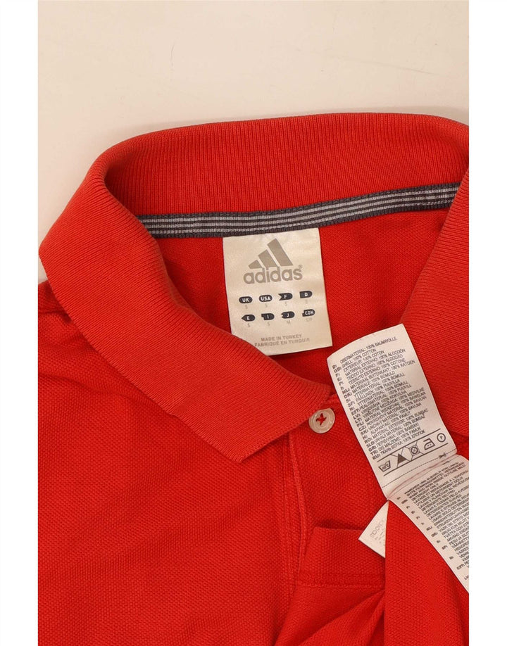 Adidas Polo skjorte til mænd, lille rød bomuld