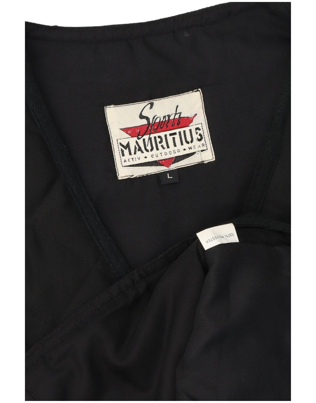 Mauritius Dame Quilted Gilet UK 16 Large Black Polyester