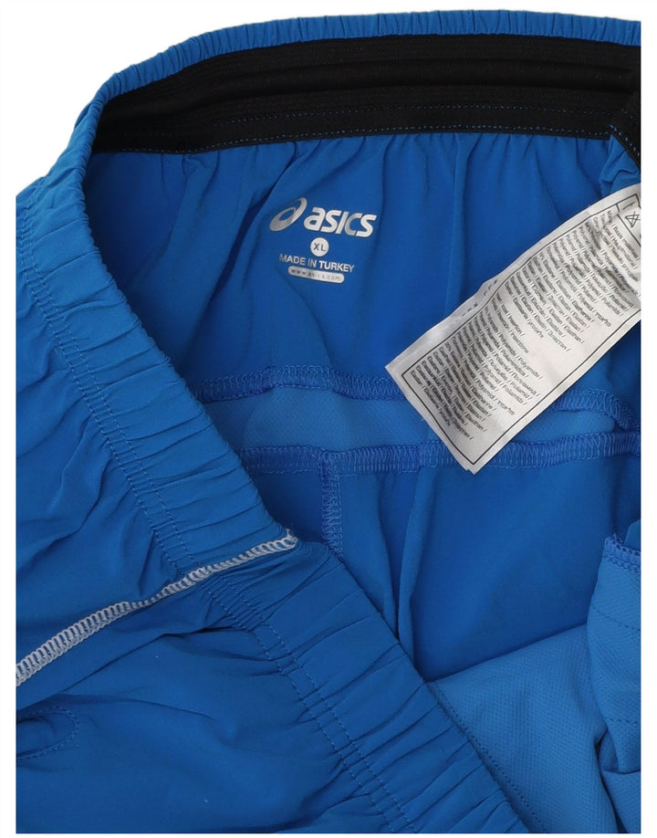 Asics Herre Italia Grafisk træningsdragt Bukser XL Blå Polyester