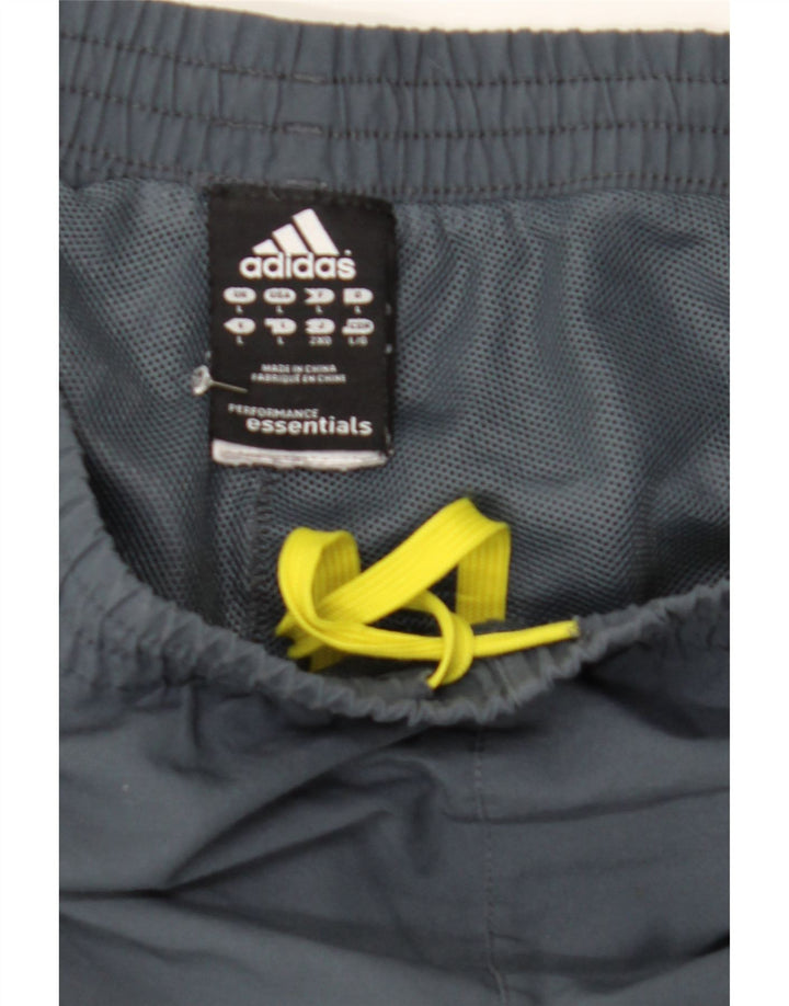 Adidas Herre Climalite Træningsdragt Bukser Large Grå Polyester