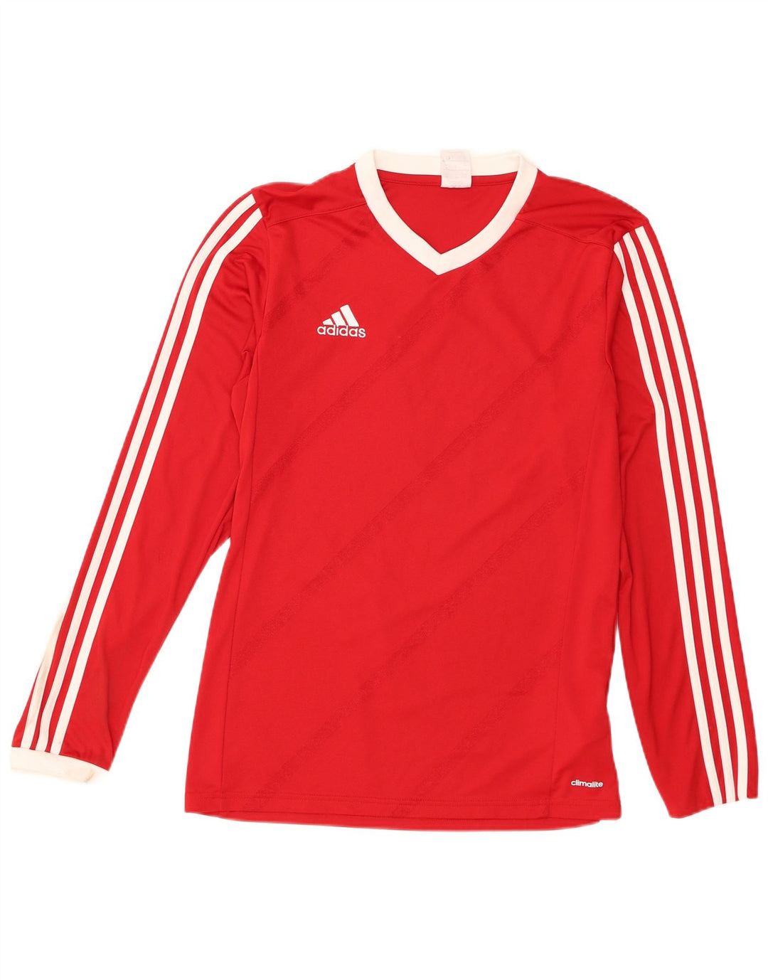 Adidas Herre Climalite Top Langærmet Medium Rød Polyester