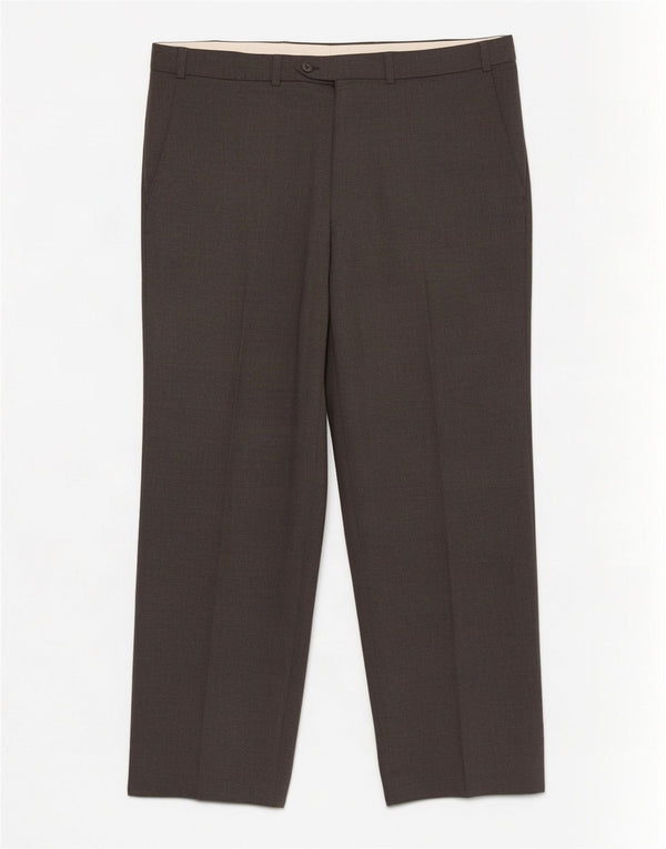 Marks & Spencer Straight Suit Bukser til mænd W36 L29 Grå polyester