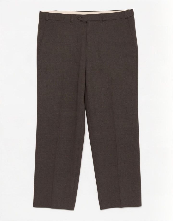 Marks & Spencer Straight Suit Bukser til mænd W36 L29 Grå polyester