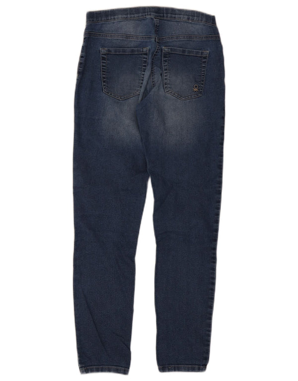 Benetton Girls Skinny Jeans 11-12 år W26 L28 Marineblå