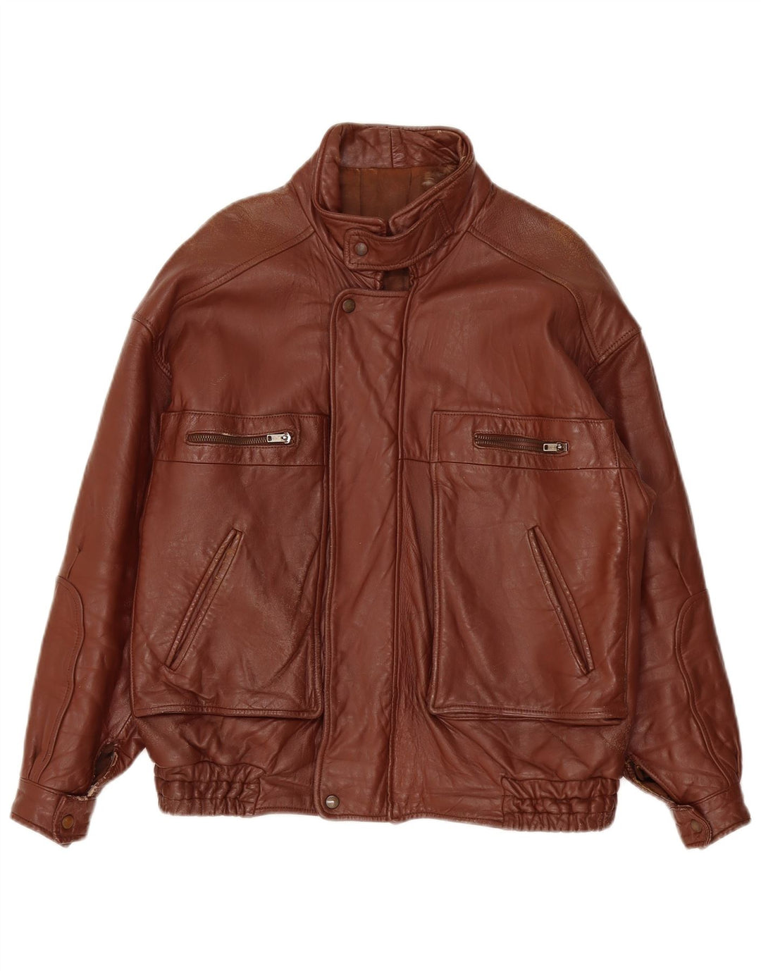 Vintage herre læderjakke UK 40 Large Burgundy