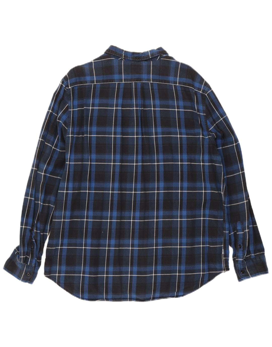 Levi's Herre Slim Fit Flanellskjorte 2XL Navyblå Ternet Bomuld