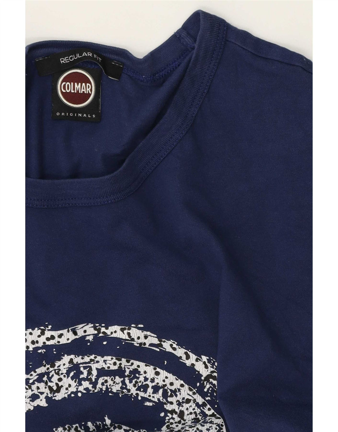 Colmar Herre Regular Fit Grafisk T-Shirt Top Medium Blue