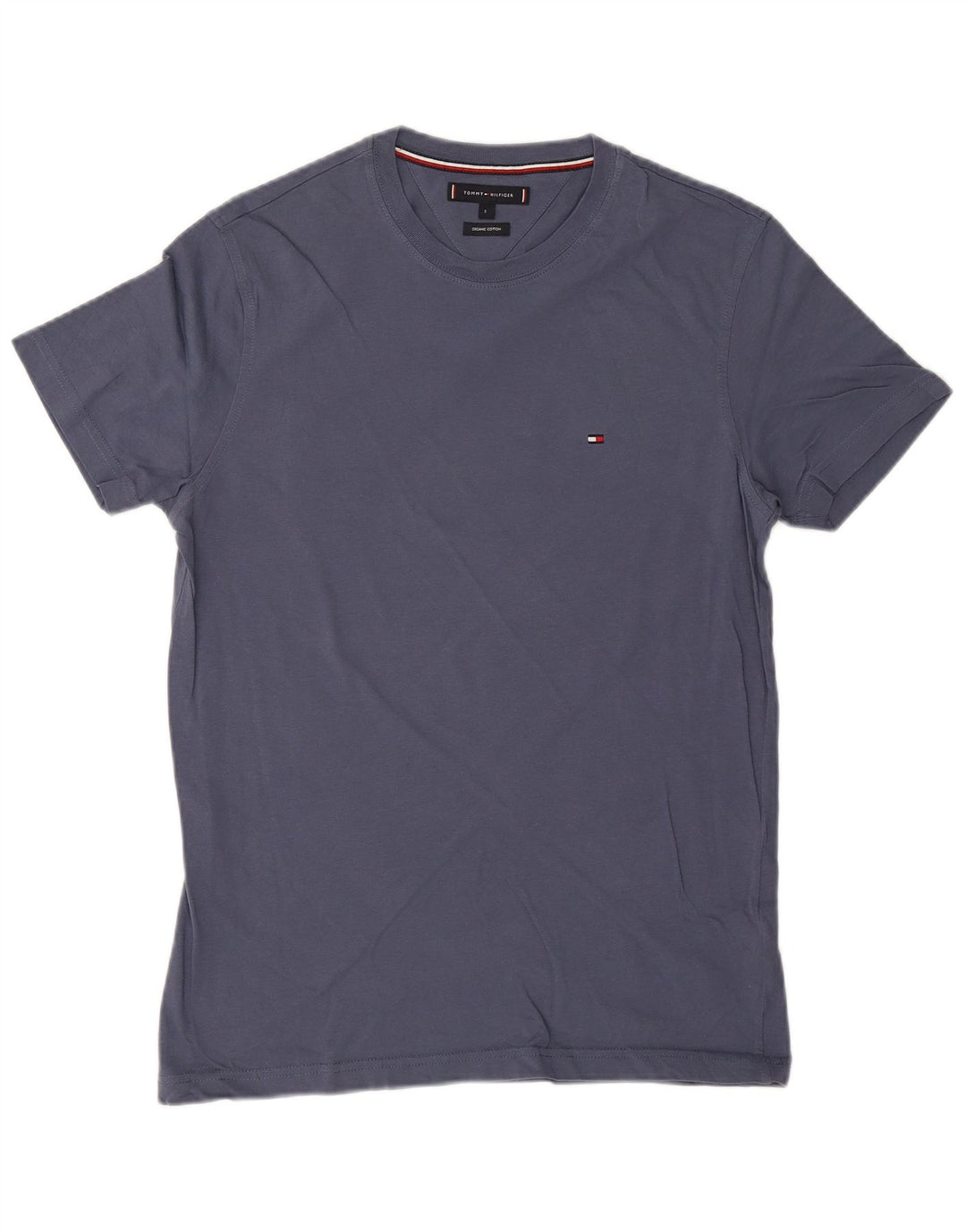 Tommy Hilfiger Herre T-shirt Top Lille marineblå bomuld