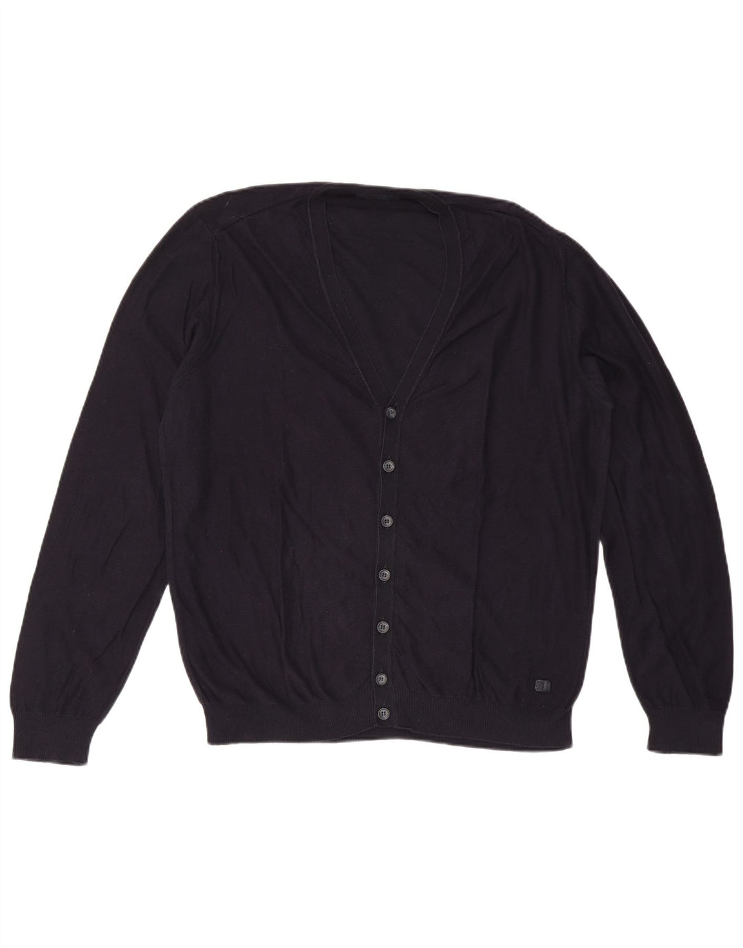 Trussardi herre cardigan sweater 2XL marineblå
