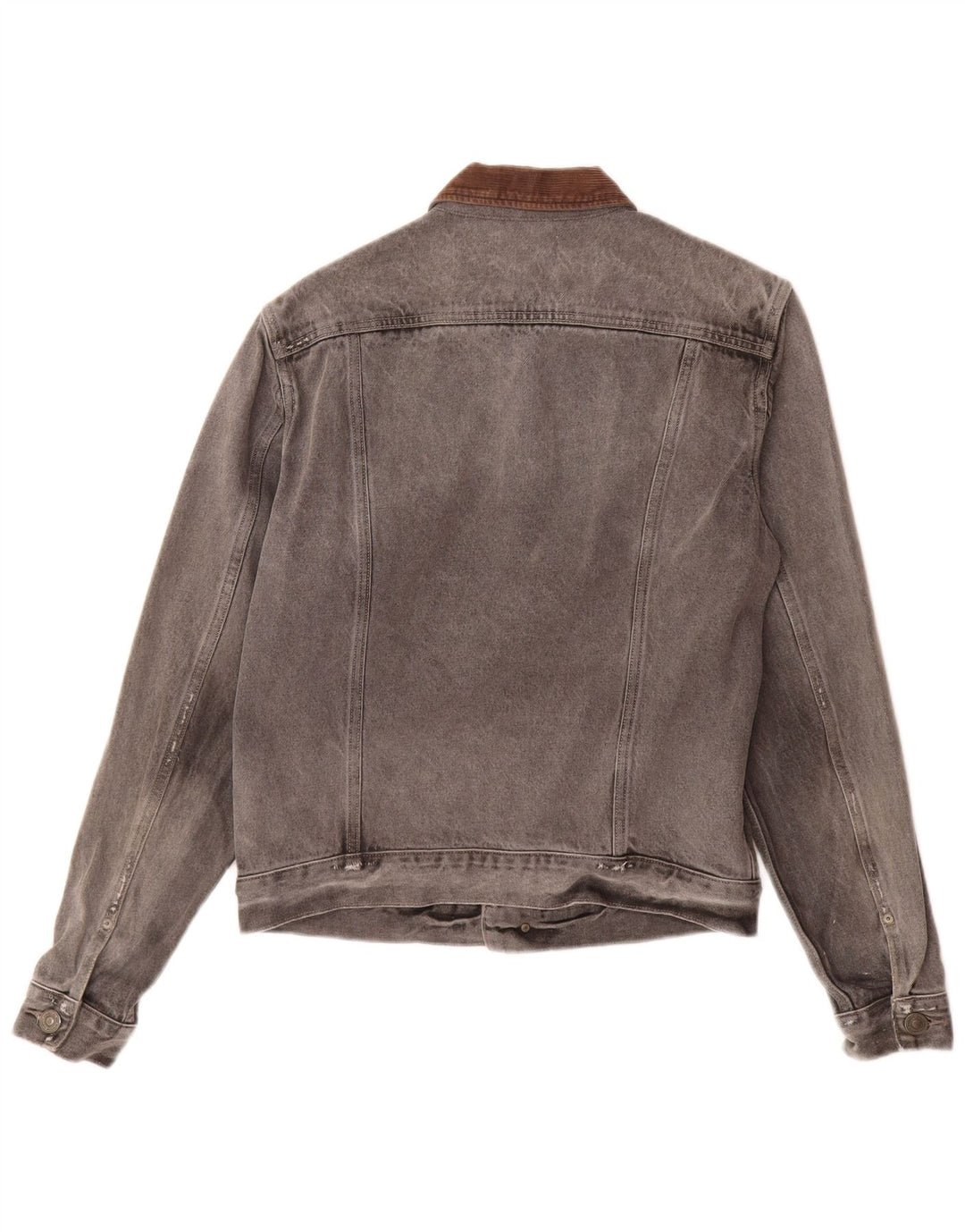 All Saints Herre denimjakke UK 36 Lille Grå Bomuld