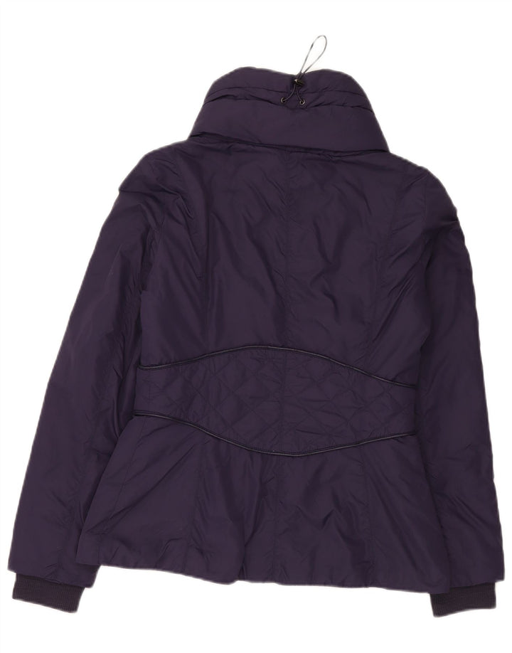 Zara Dame Polstret Jakke UK 10 Lille Lilla