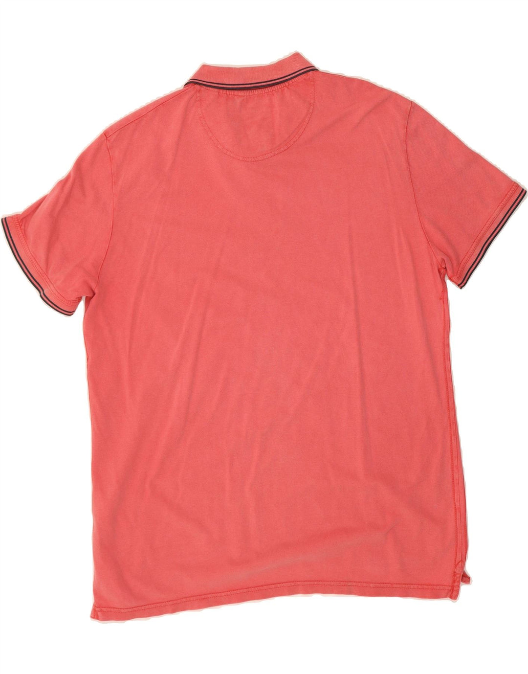 TOM TAILOR Mens Polo Shirt XL Pink Cotton Vintage Tom Tailor and Second-Hand Tom Tailor from Messina Hembry 