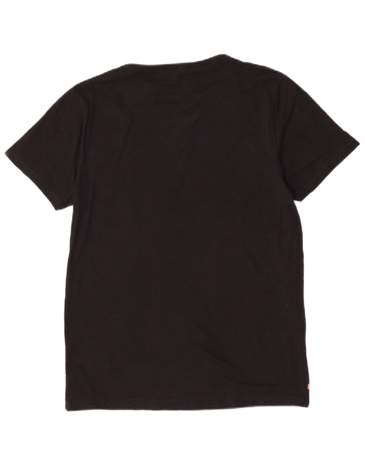 Superdry Slim Fit T-shirt top til mænd, stor sort bomuld