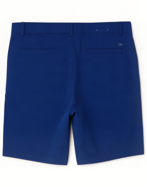 Calvin Klein Chino Shorts til mænd Large W36 Blå Polyester