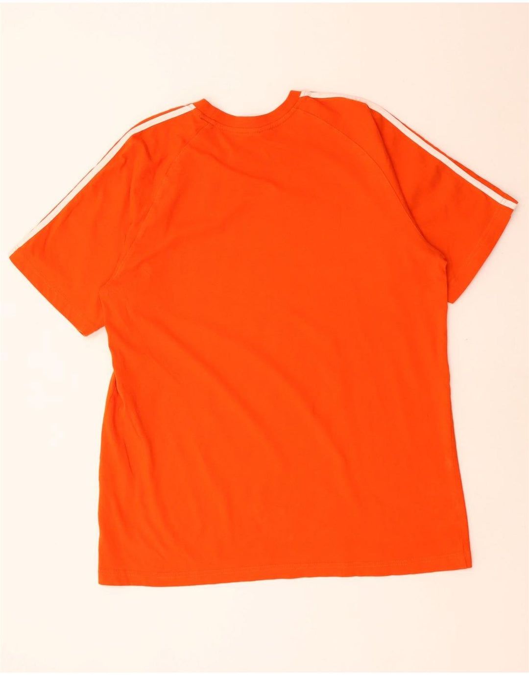 Adidas Herre T-Shirt Top XL Orange Bomuld