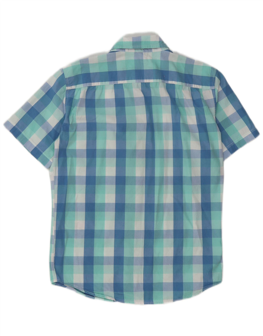 Levi's Standard kortærmet skjorte til mænd, lille blå Gingham bomuld