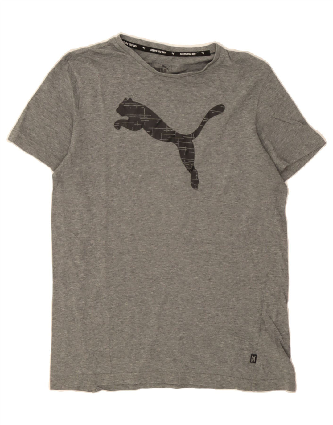 PUMA Boys Graphic T-Shirt Top 15-16 Years Grey Cotton Vintage Puma and Second-Hand Puma from Messina Hembry 