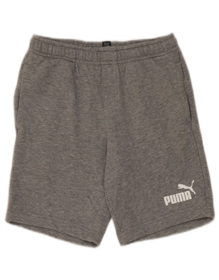 Puma Boys Sports Shorts 7-8 år Grå