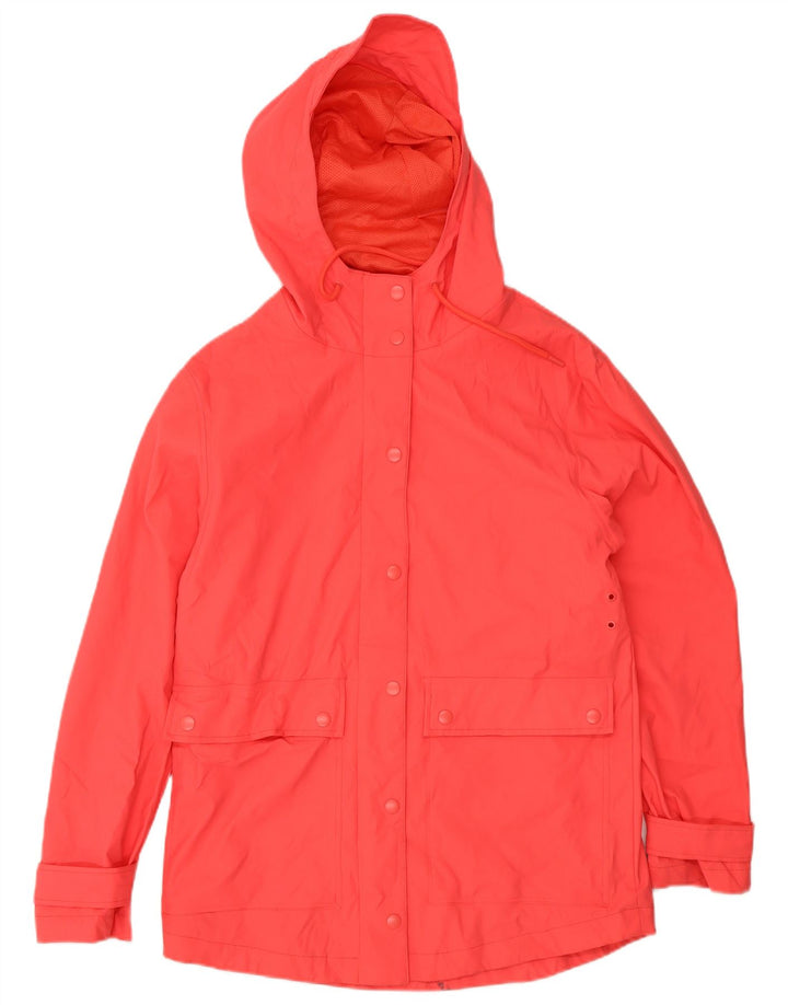 Marks & Spencer Dame Hætte Oversized regnjakke UK 8 Small Orange
