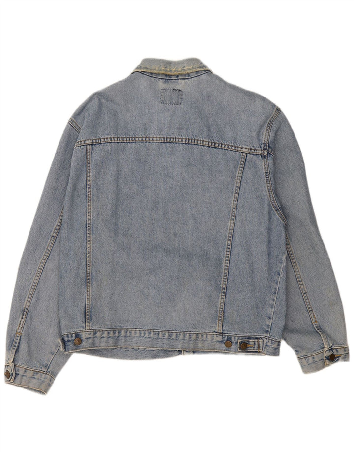 Lee Herre denimjakke UK 42 XL Blå Bomuld