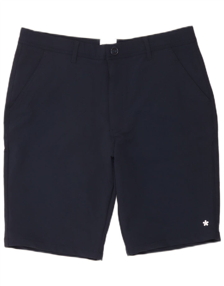 Vintage Chino Shorts til mænd XL W38 Marineblå nylon