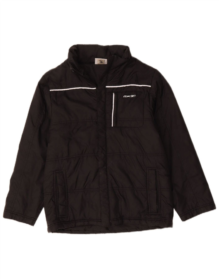 Reebok drenge polstret jakke 13-14 år sort polyester