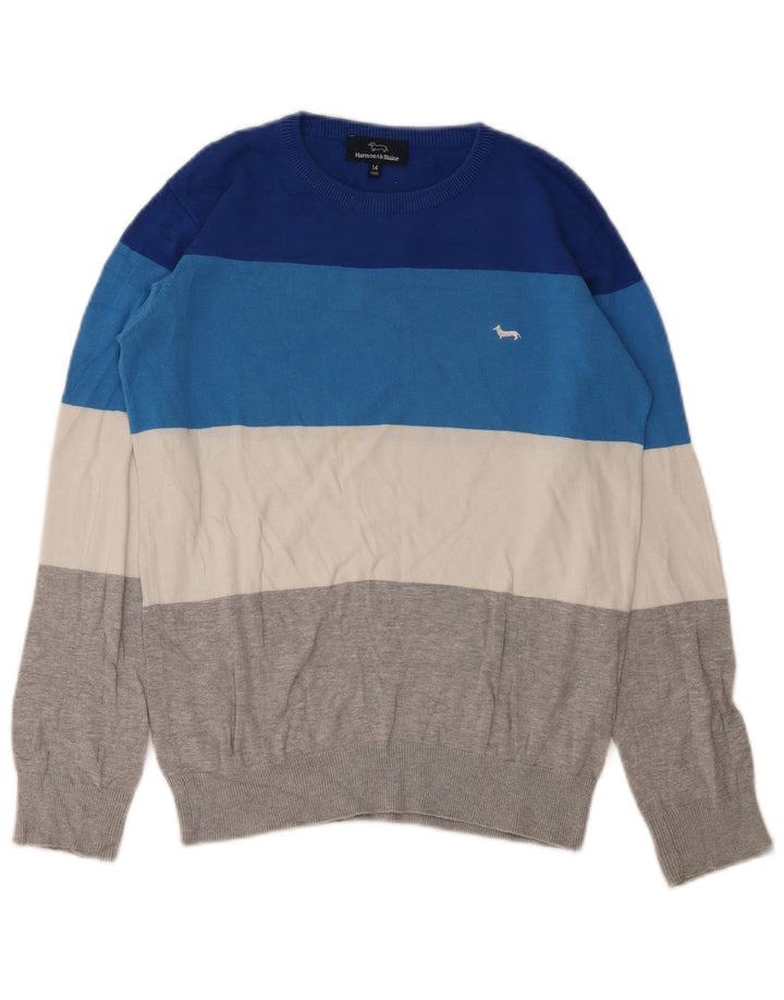 HARMONT & BLAINE drenge sweater med rund hals 13-14 år Flerfarvet