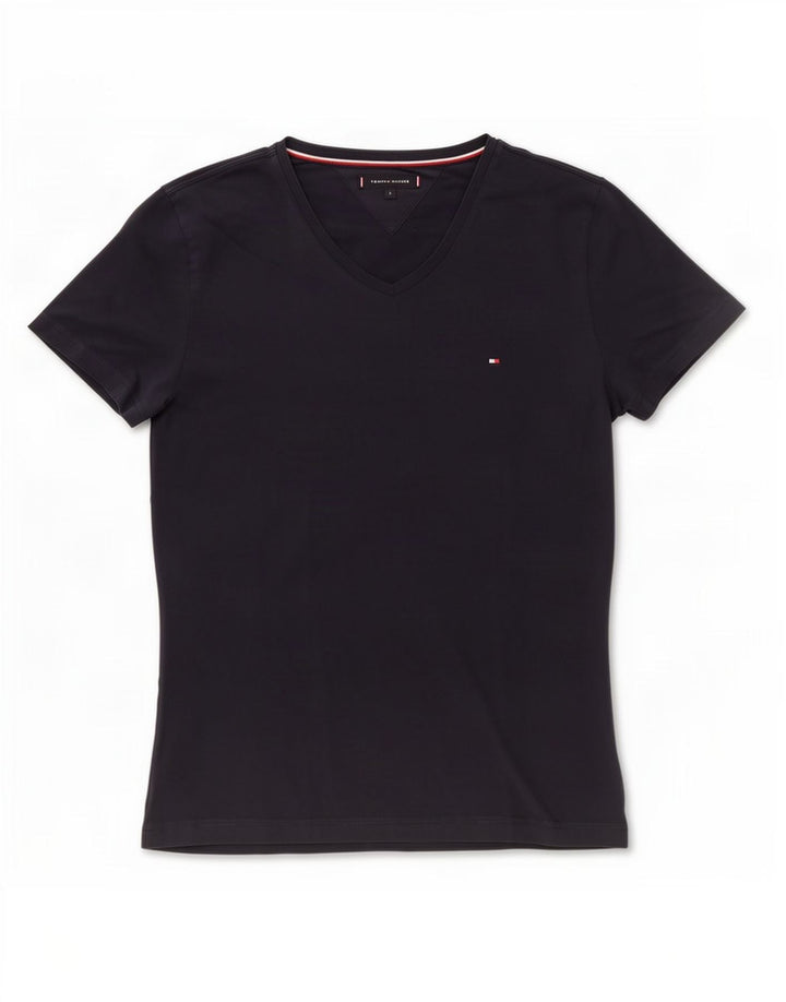 Tommy Hilfiger Herre T-Shirt Top Stor Marineblå