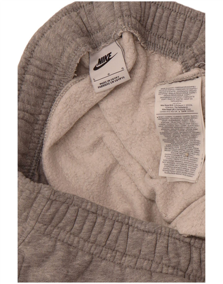 NIKE Træningsdragt bukser til mænd Joggers Large Grå Bomuld