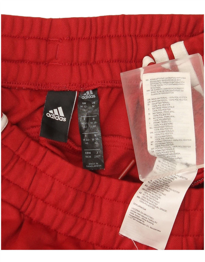 Adidas Træningsdragtsbukser til kvinder UK 12/14 Medium Rød Polyester
