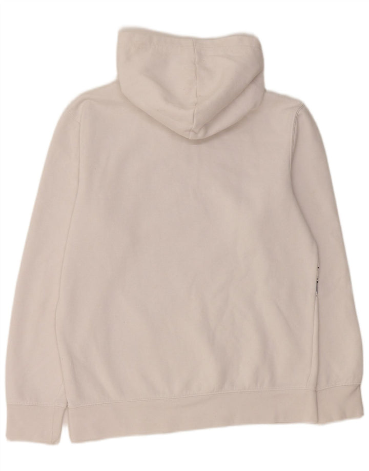 JORDAN Grafisk hættetrøje til drenge 13-14 år XL Hvid bomuld