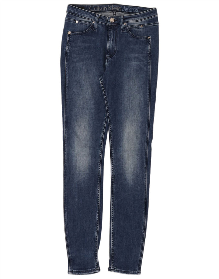 Calvin Klein Dame Skinny Jeans W28 L32 Blå