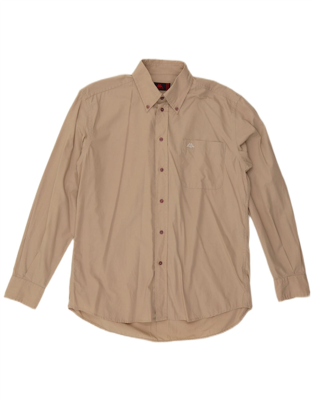 Kappa Herreskjorte Medium Beige Bomuld