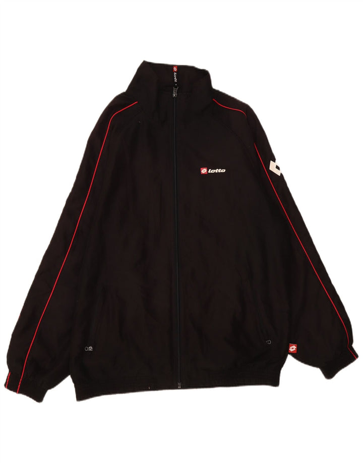 Lotto Herre træningsdragt Topjakke Medium Sort Polyester