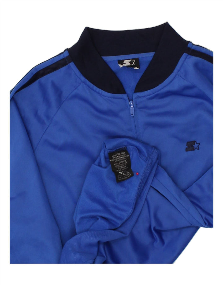 STARTER Boys Tracksuit Top Jacket 15-16 Years 2XL Blue Polyester Vintage Starter and Second-Hand Starter from Messina Hembry 