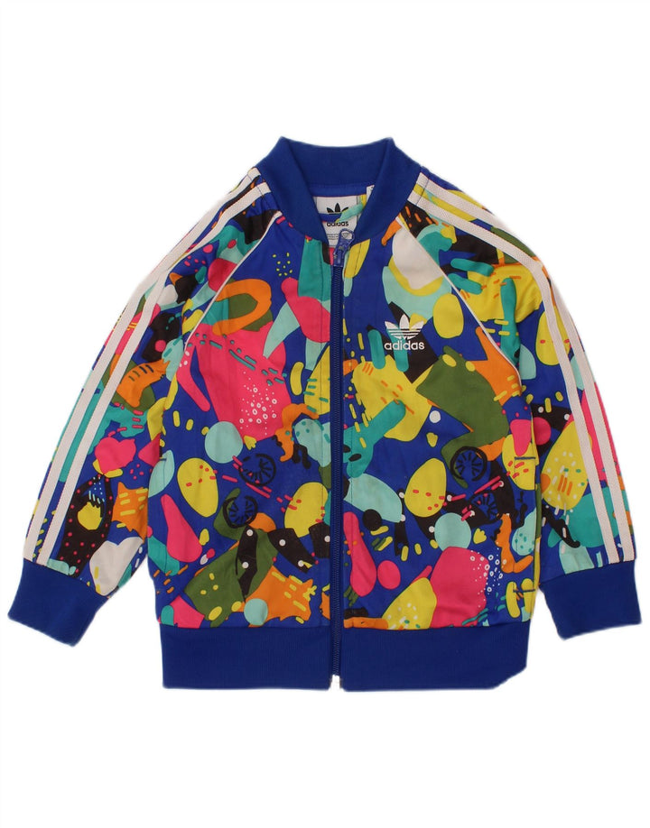 ADIDAS Baby Girls hel træningsdragt 18-24 måneder Flerfarvet