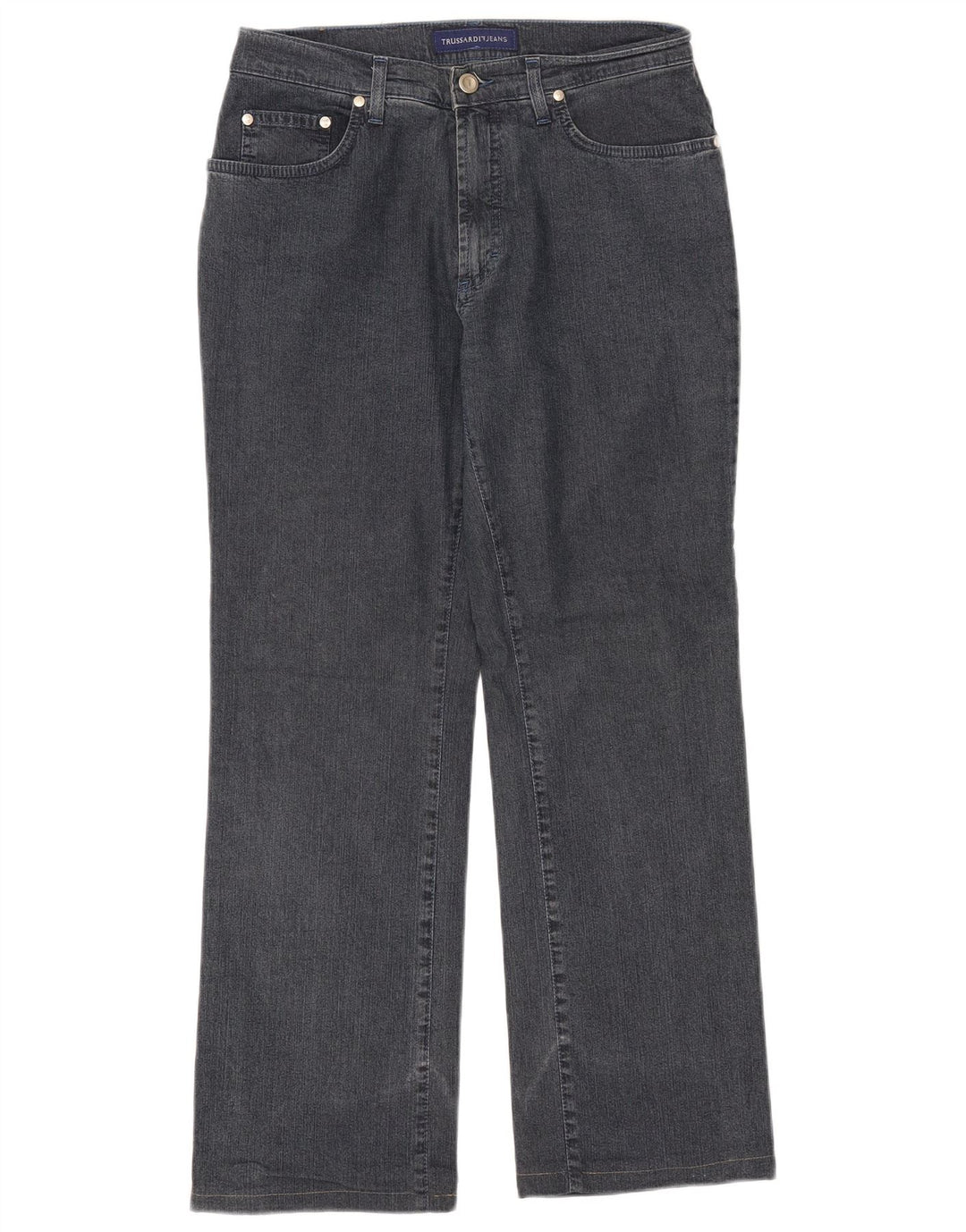 Trussardi lige jeans til kvinder W29 L28 Marineblå bomuld