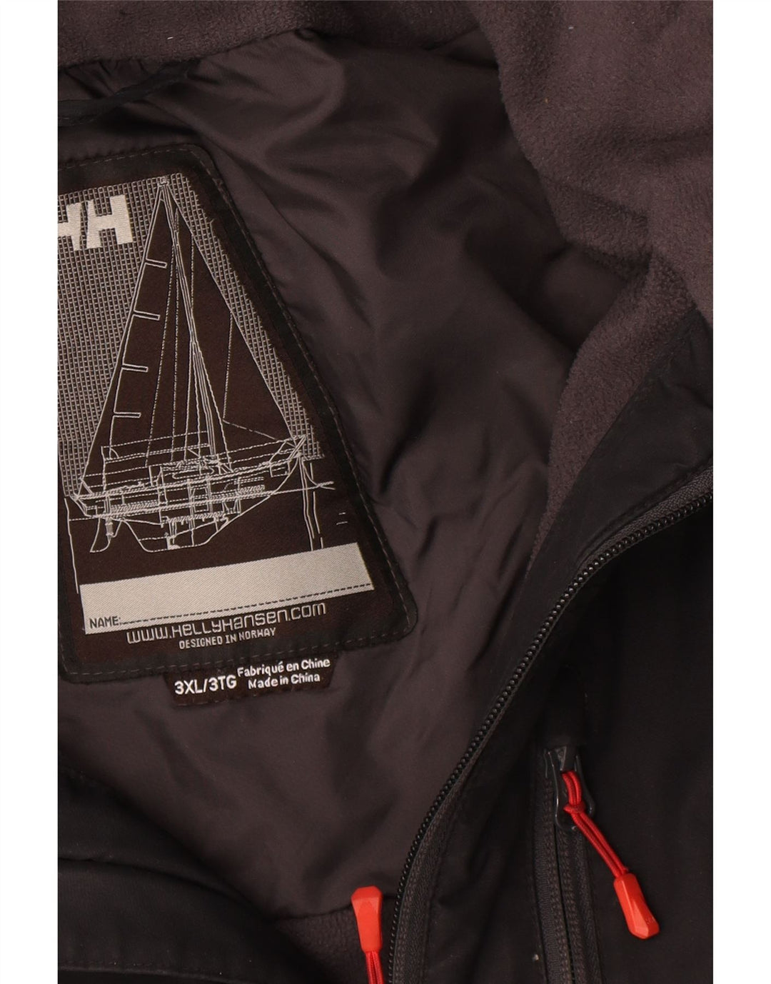 Helly Hansen Herre Grafisk Windbreaker Jacket UK 46 3XL Sort Polyester