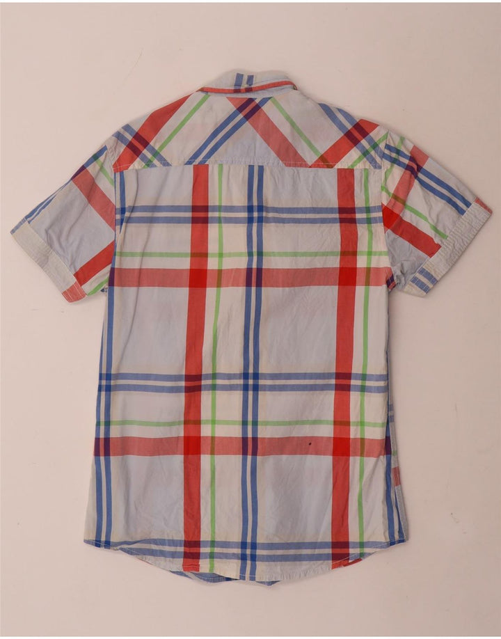 Jack & Jones Kortærmet Herreskjorte Medium Blue Check