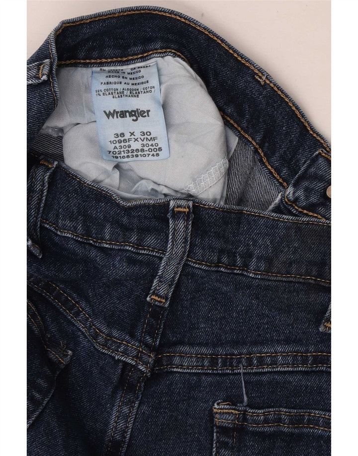 Wrangler Straight Jeans til mænd W36 L30 blå bomuld