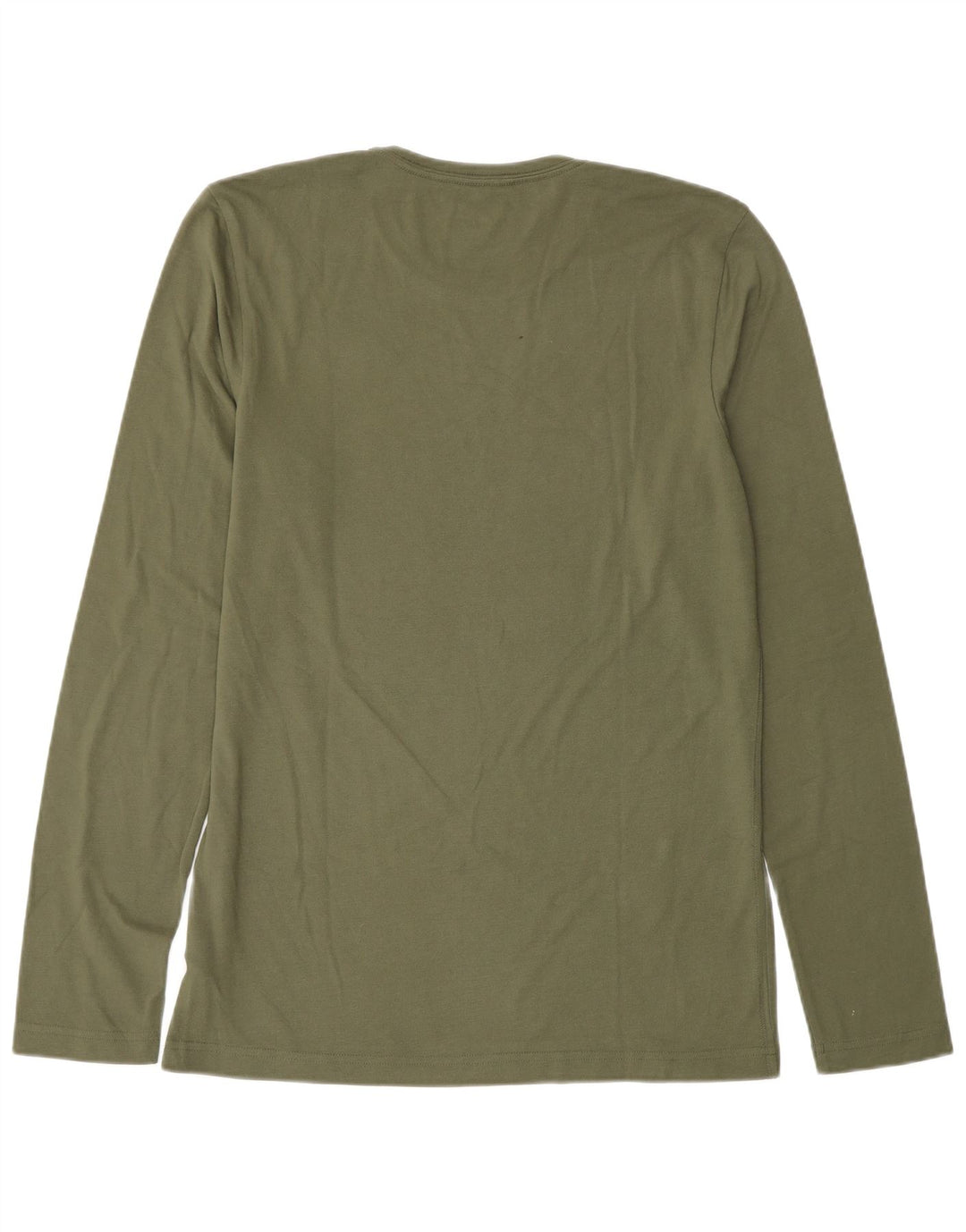 ADIDAS Herre Olympiske Lege Top Langærmet UK 40/42 Medium Khaki Polyester