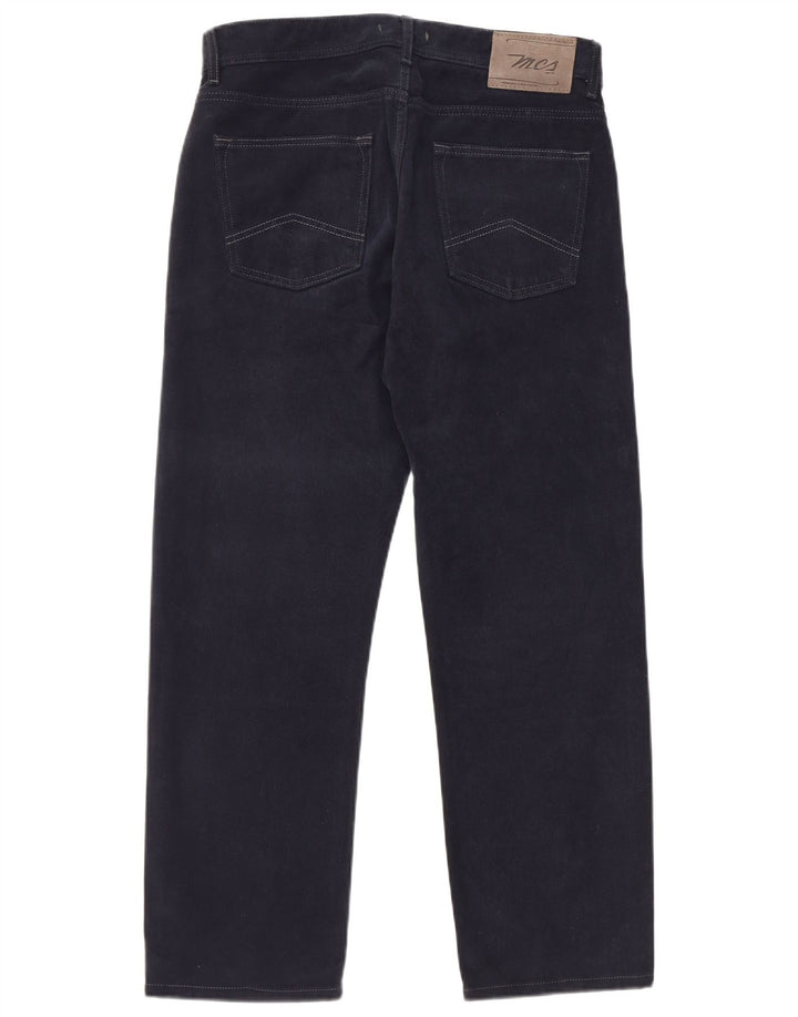 MARLBORO CLASSICS Herre Regular Fit Casual Bukser W32 L28 Marineblå