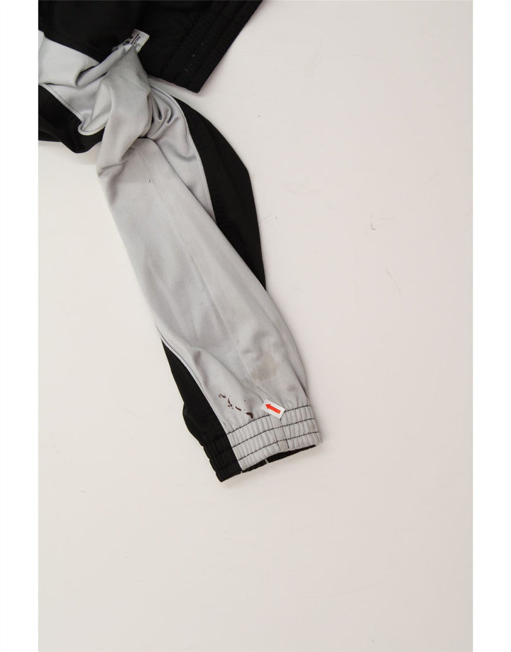 DIADORA Herre grafisk træningsdragt topjakke UK 40 Medium Sort Colourblock