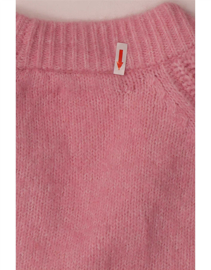 Vintage dame cardigan sweater UK 14 Medium Pink