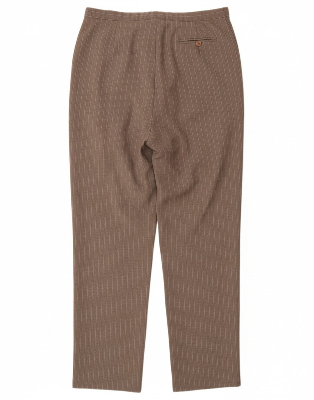 LAURA ASHLEY Højtaljede jakkesætbukser til kvinder UK 16 Large W32 L31 Grå