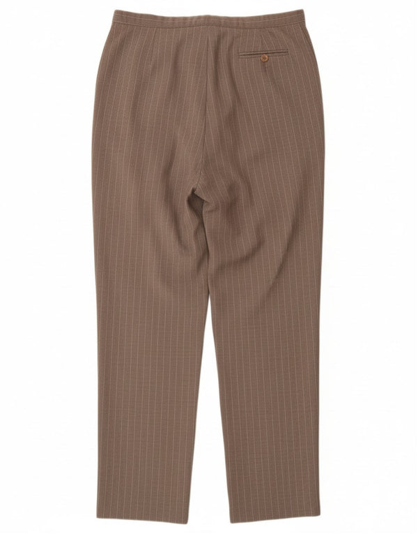 LAURA ASHLEY Højtaljede jakkesætbukser til kvinder UK 16 Large W32 L31 Grå